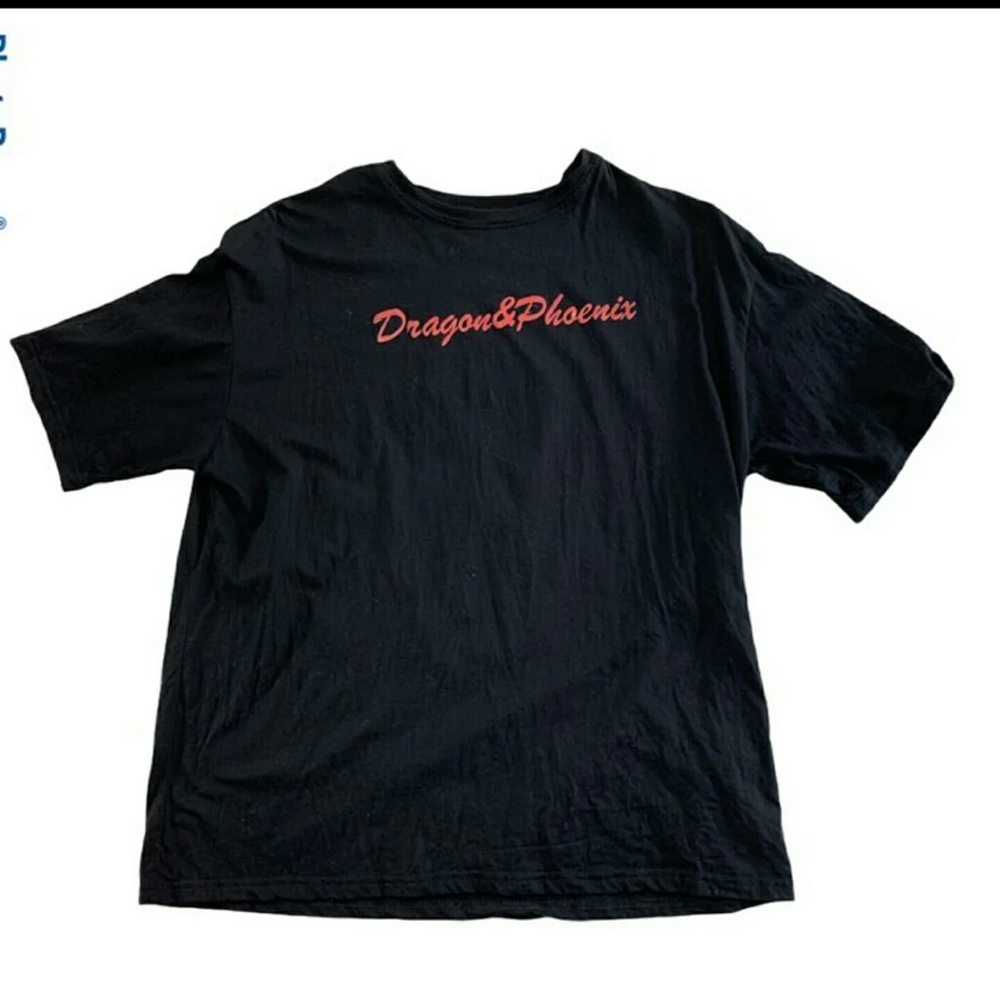 Shein Men's small dragon Phoenix T-shirt